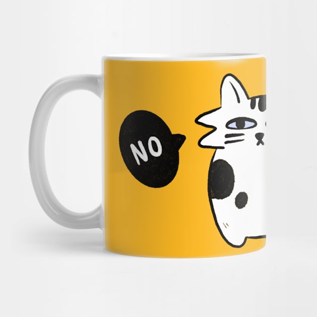 Cat says no by Iniistudio